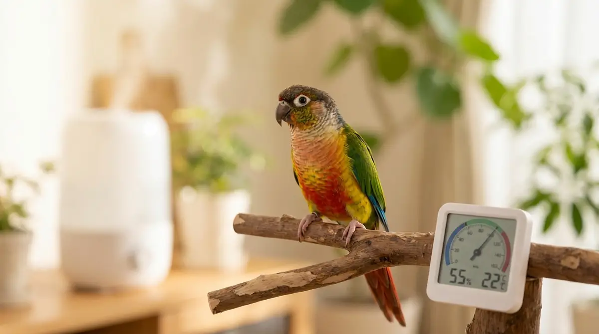 【結論】インコの適正湿度は50〜60％｜温度とのバランスも重要