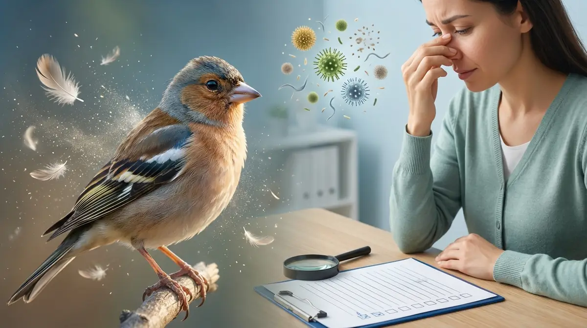 鳥アレルギーの症状一覧|軽度から重度までセルフチェック