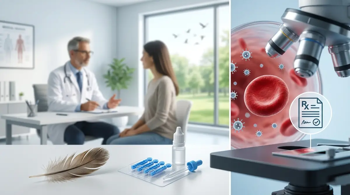 鳥アレルギーの検査方法と費用|何科を受診すべきか