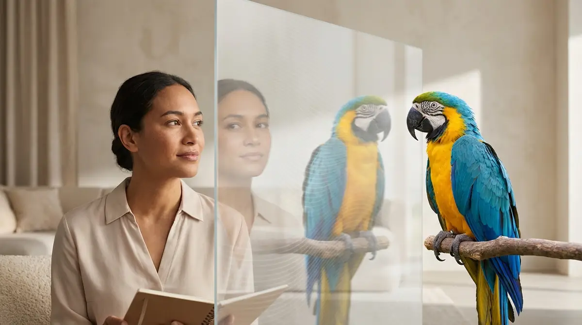 誤解に注意！インコが飼い主に「似ない」部分とは