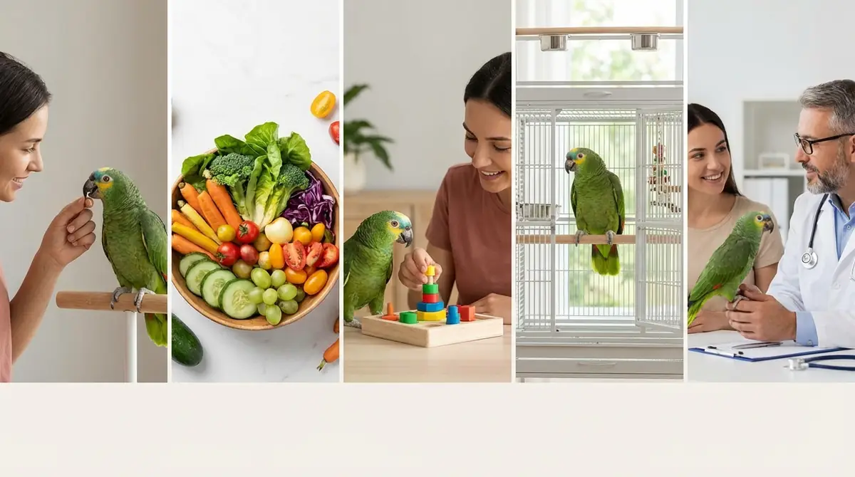 インコに良い影響を与える飼い主になる5つの習慣