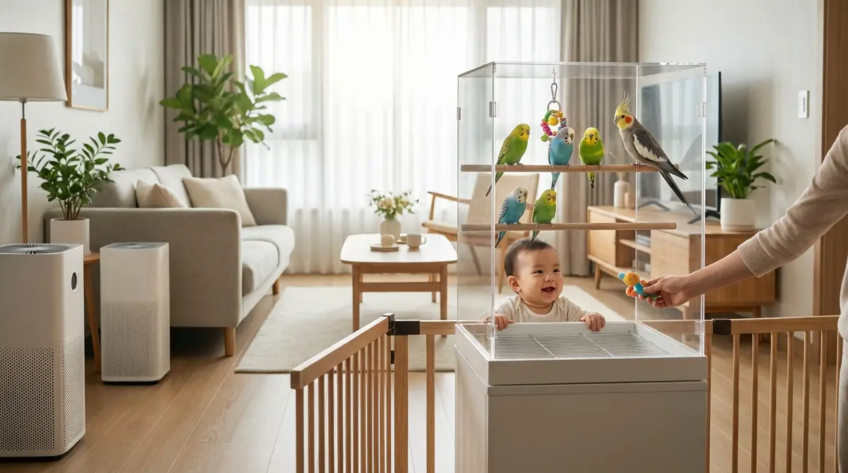 【結論】インコと赤ちゃんが一緒に暮らすのは「対策次第で可能」