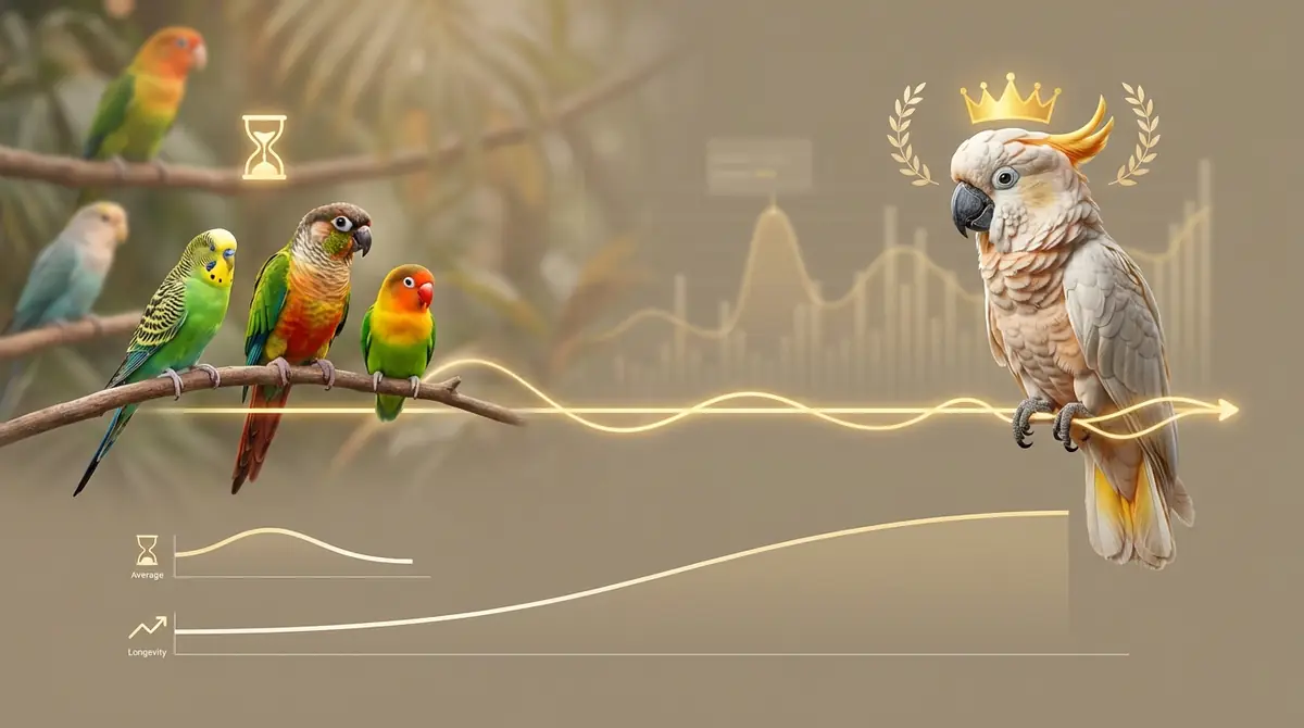 インコの平均寿命と長寿記録を比較【一覧表】