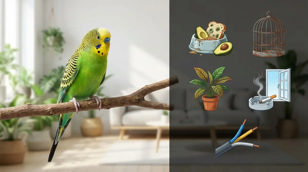 長生きインコの飼い主が絶対にやらないNG行動5つ