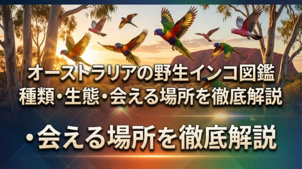 オーストラリアの野生インコ図鑑｜種類・生態・会える場所を徹底解説