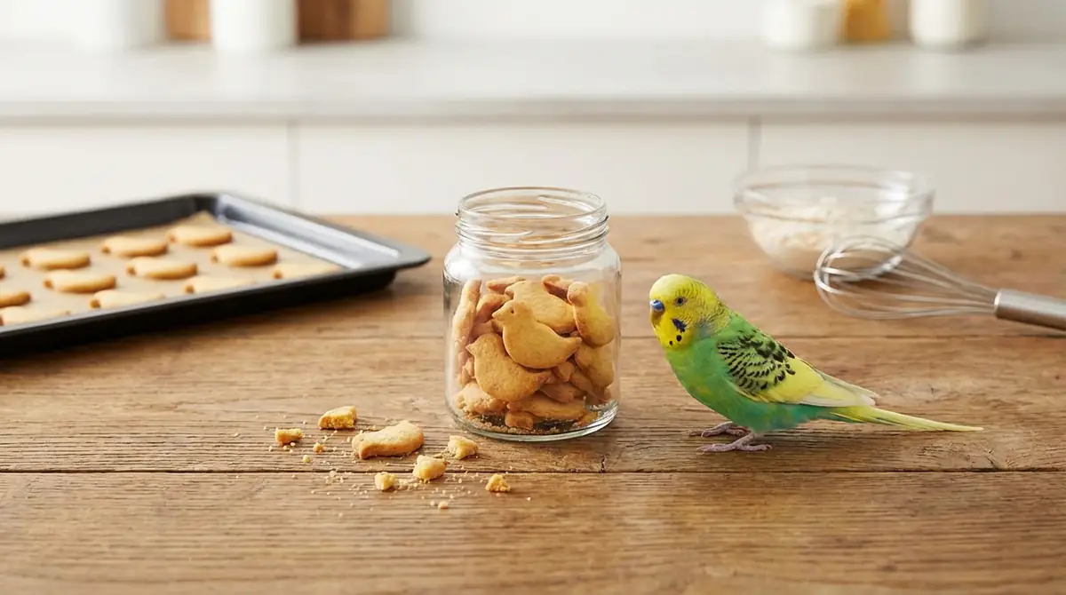 【レシピ④】サクサク食感のインコ用クッキー(所要時間40分)