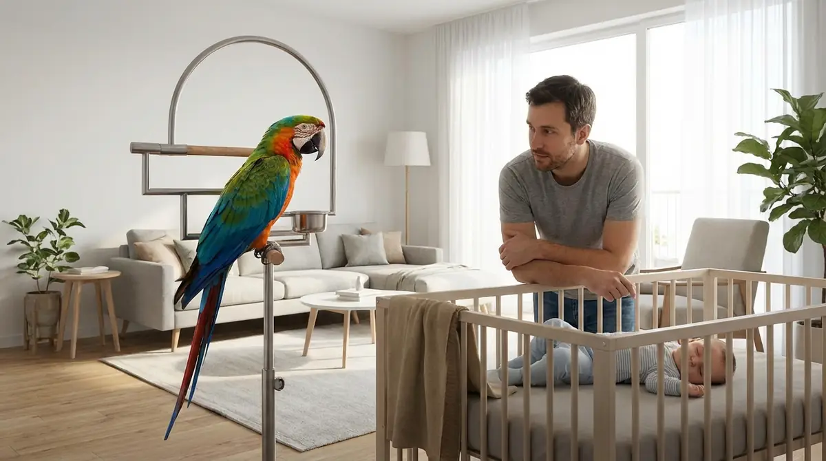 インコと赤ちゃんの同居を諦めるべき？判断が必要な3つのケース