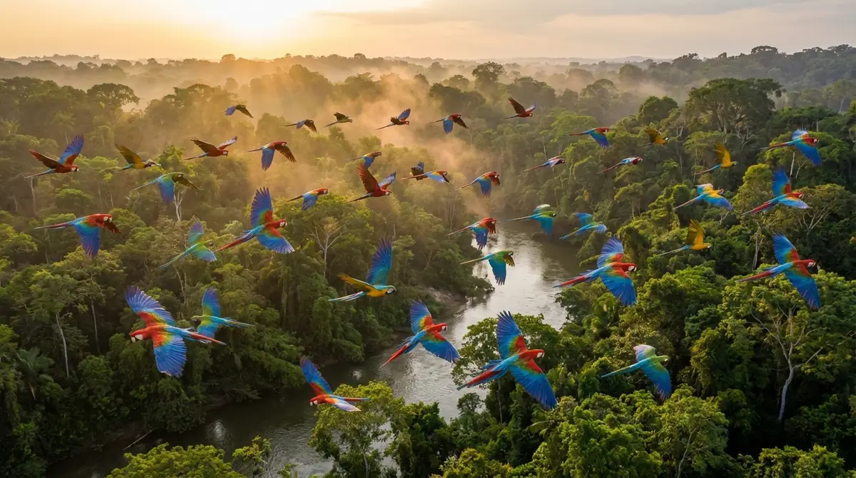 野生インコの生態｜飼育下では見られない本来の行動