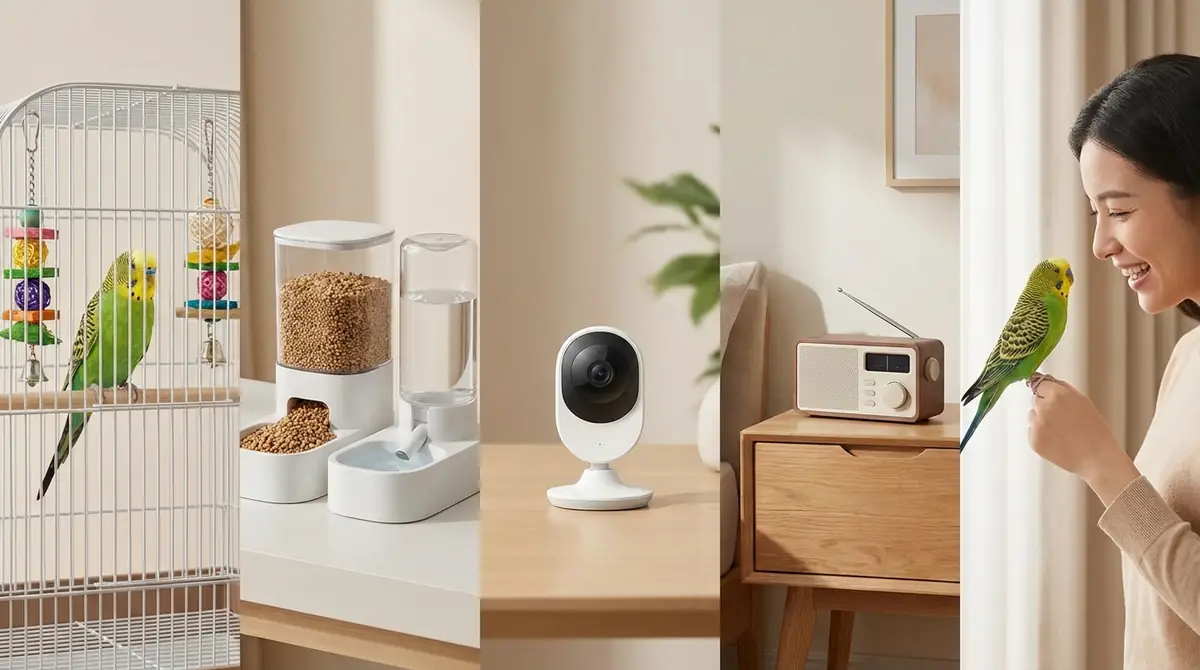 今日からできる!インコの留守番対策5ステップ