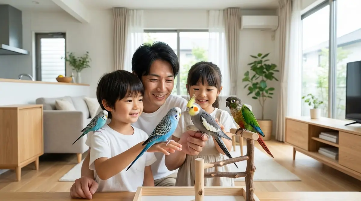 子供がいる家庭におすすめのインコ3種類