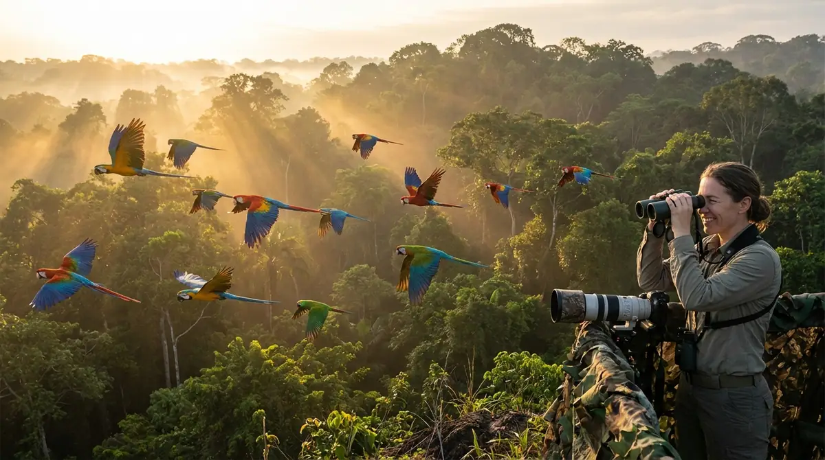 野生インコ観察のベストシーズンと成功のコツ
