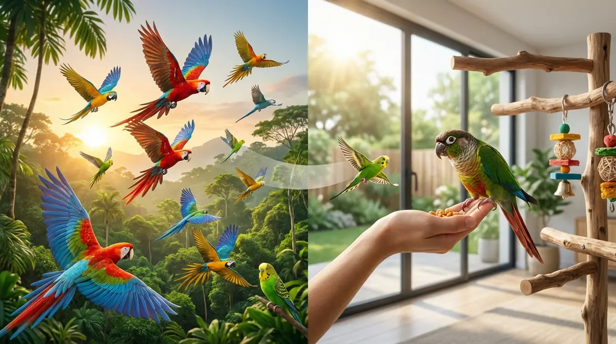 飼い主必見｜野生インコの生態から学ぶ飼育のヒント