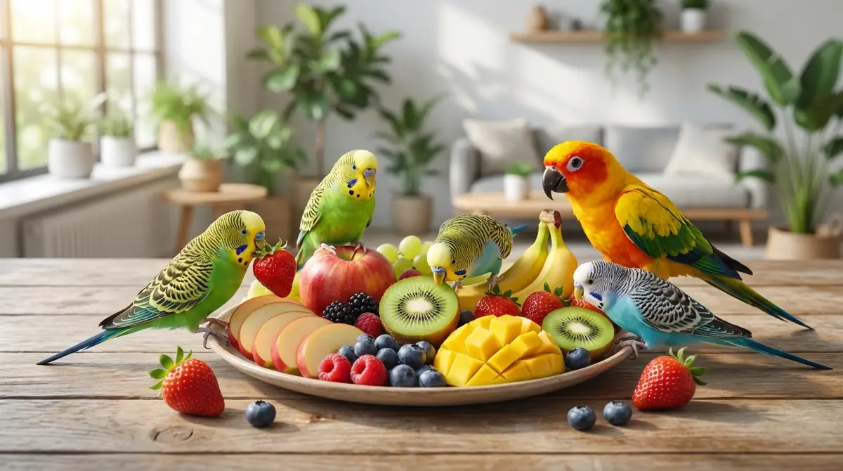 インコに果物を与える3つのメリット