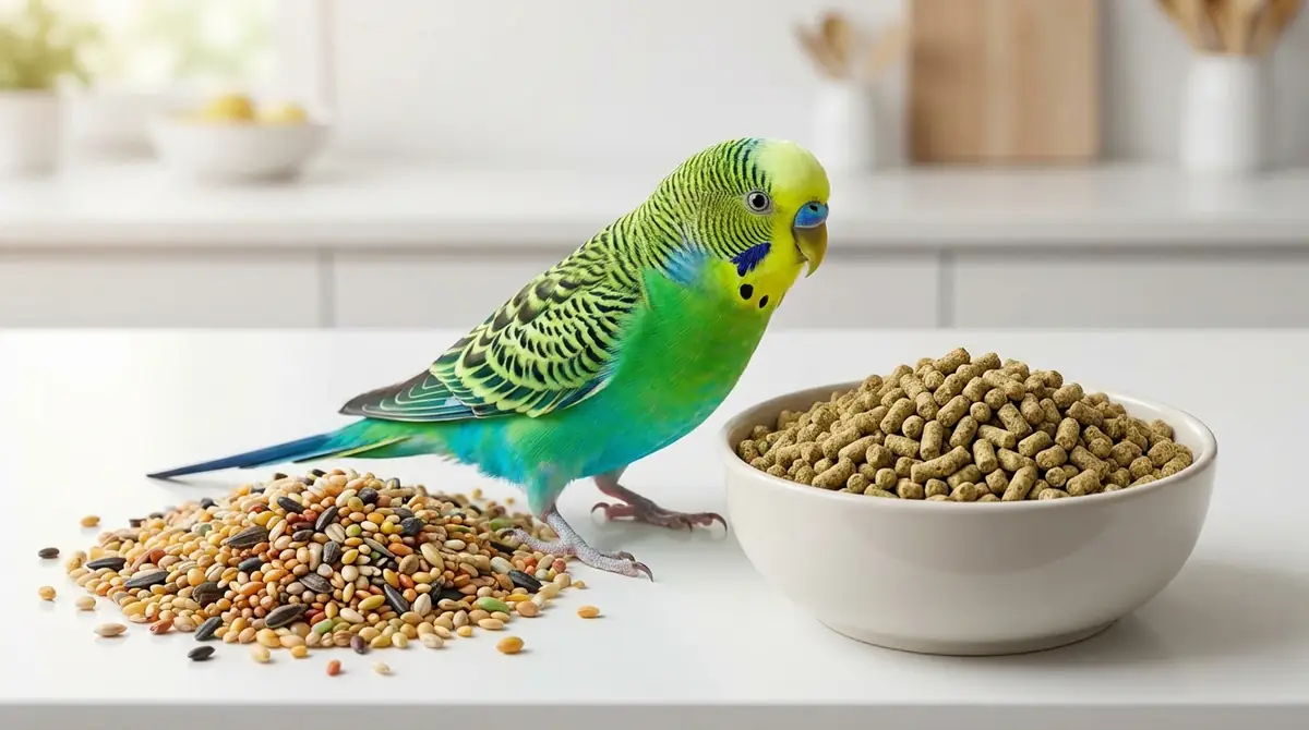 インコをシードからペレットに切り替えるべき理由