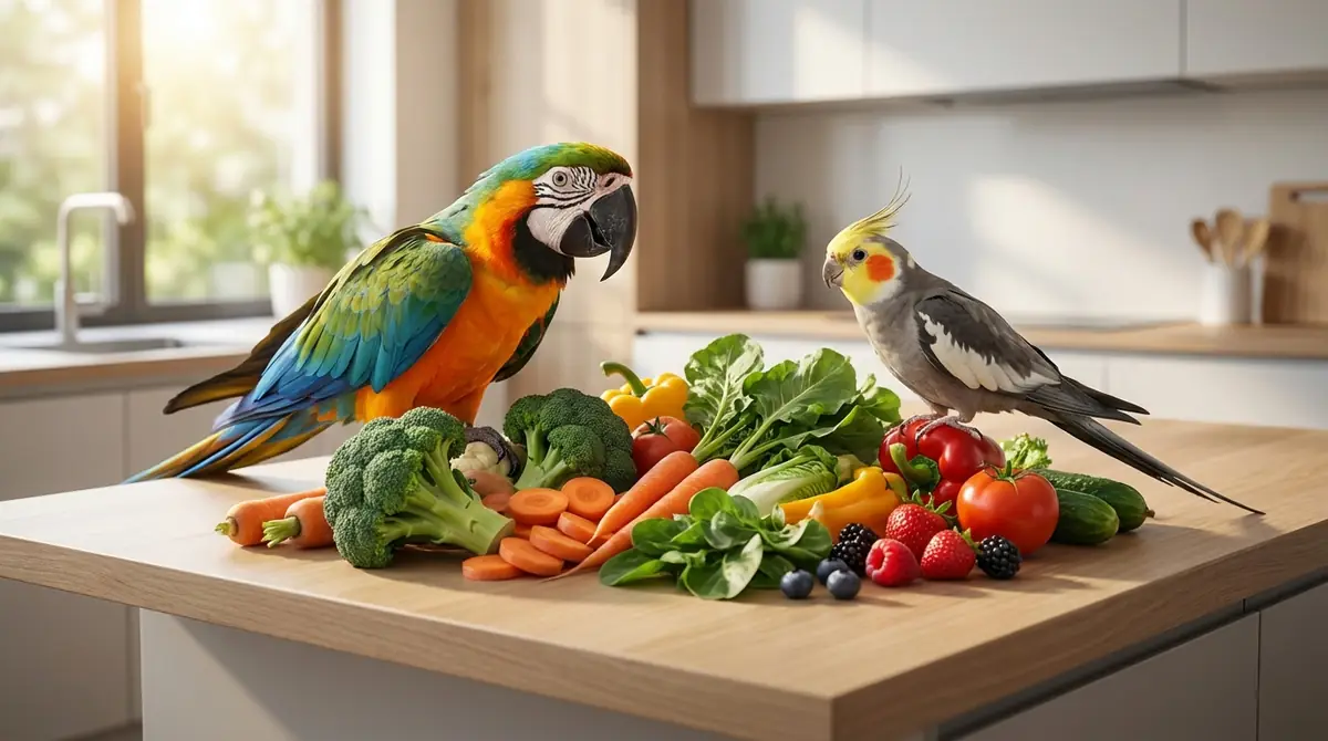 インコに野菜を与える3つのメリット