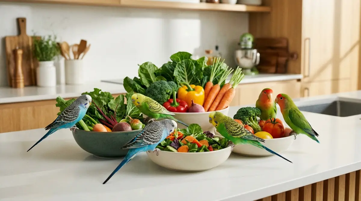 インコにおすすめの野菜10選【栄養・食いつき・入手性で厳選】