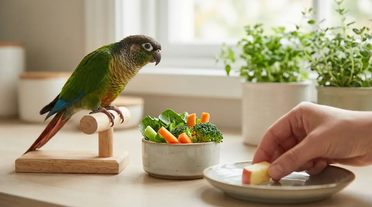インコが野菜を食べない時の対処法5選