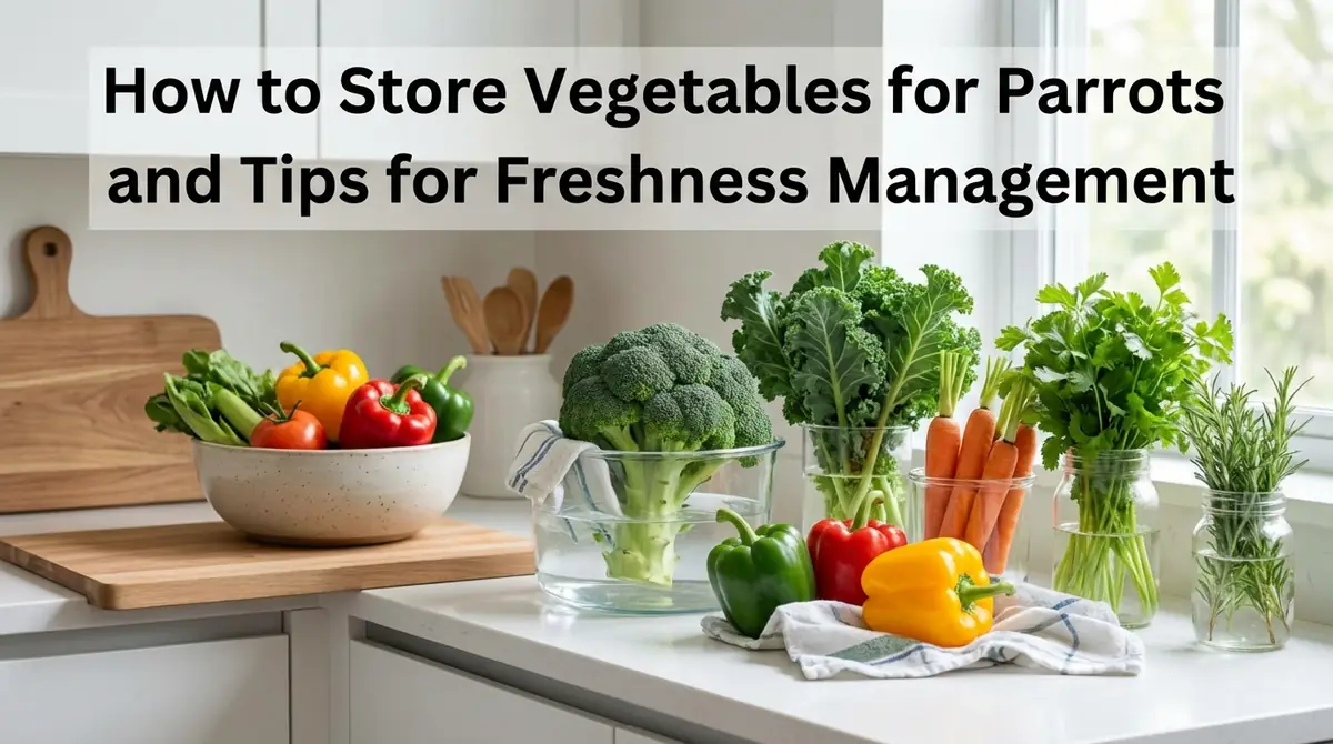 インコ用野菜の保存方法と鮮度管理のコツ