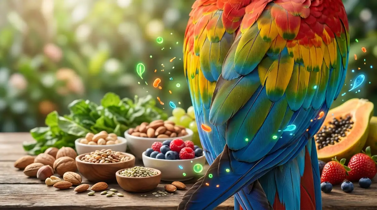 羽の健康を維持するために必要な栄養素