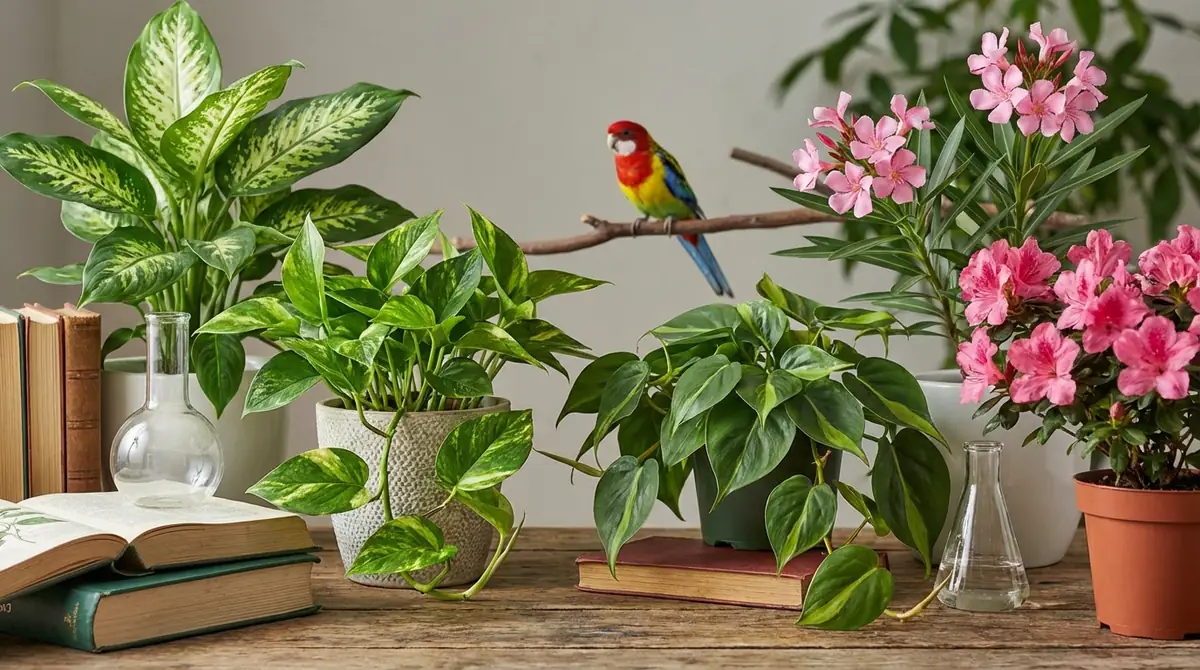 インコに危険な有害植物リスト【危険度別に50種を分類】