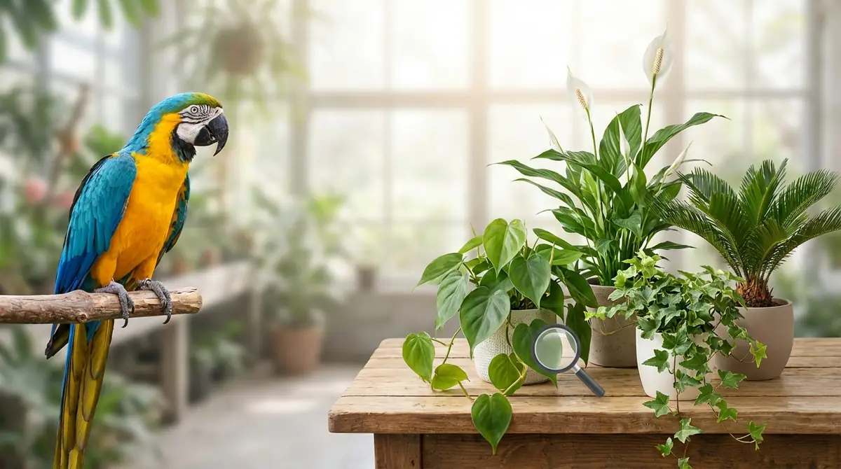 インコに有害な植物を種類別に解説
