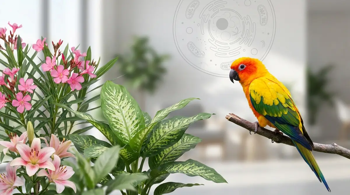 なぜインコは植物の毒に弱いのか