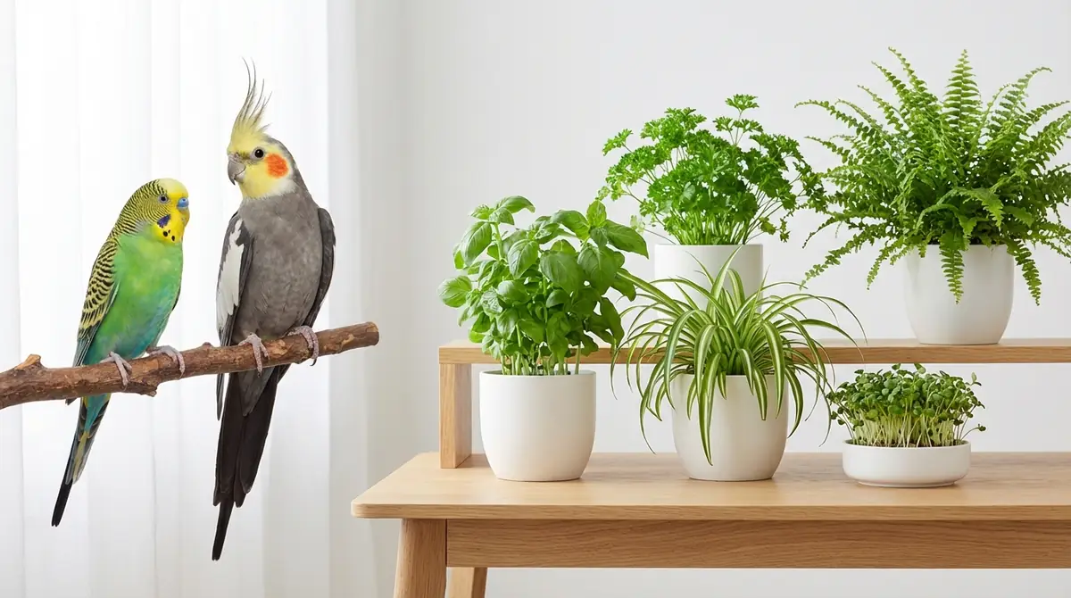インコに安全な植物リスト【代替案7選】