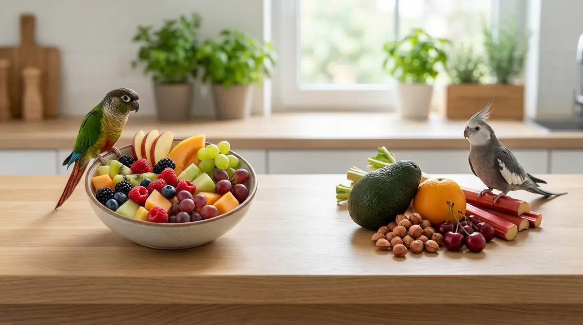 【果物編】インコが食べてはいけない果物・食べていい果物