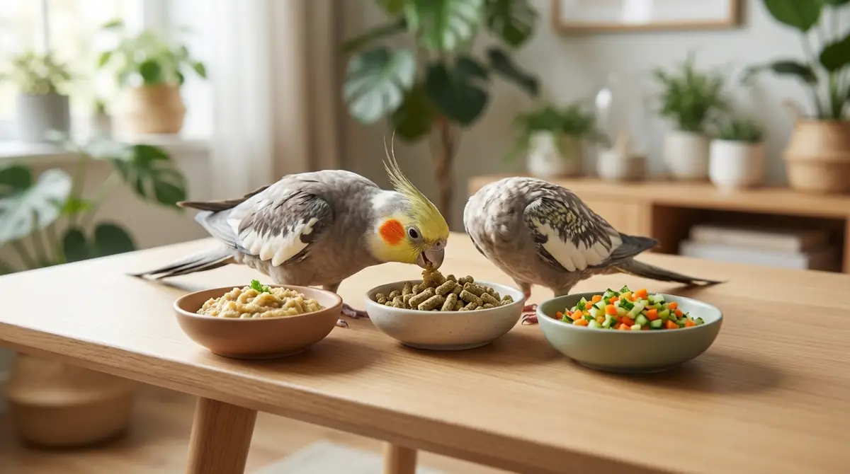 老鳥インコの食べやすい餌を選ぶ3つのポイント