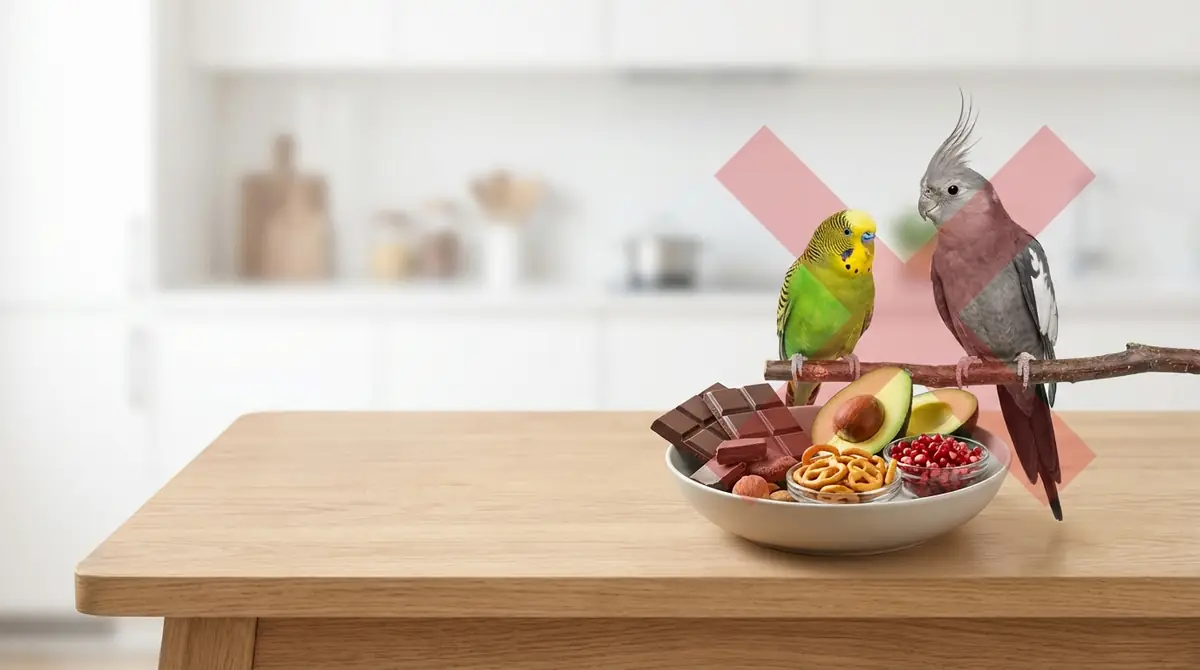 【種類別】セキセイインコ・オカメインコが食べてはいけないもの