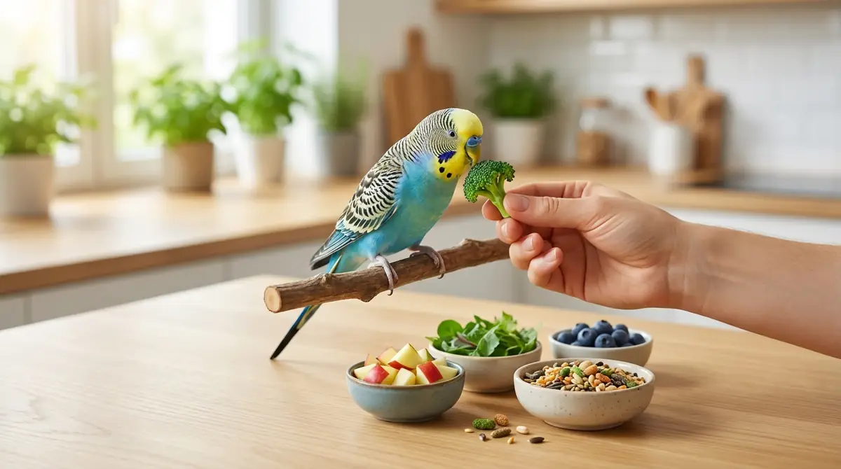 インコに安全な食べ物と正しい与え方