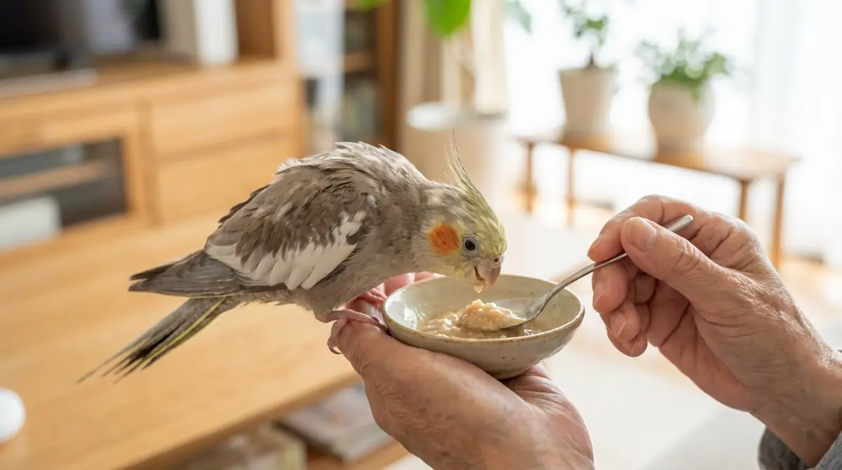 老鳥インコの餌やりで注意すべき3つのこと