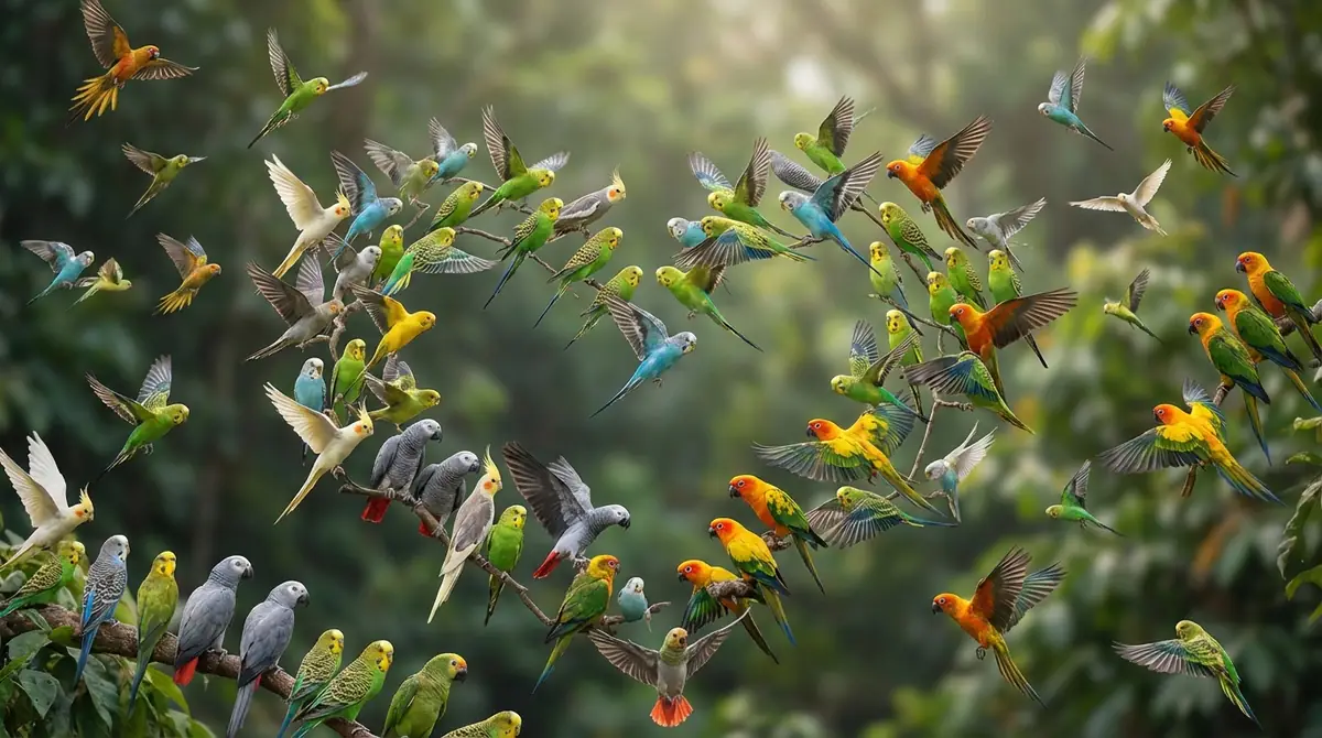 インコの「群れ・仲間」を表す専門用語と呼び方