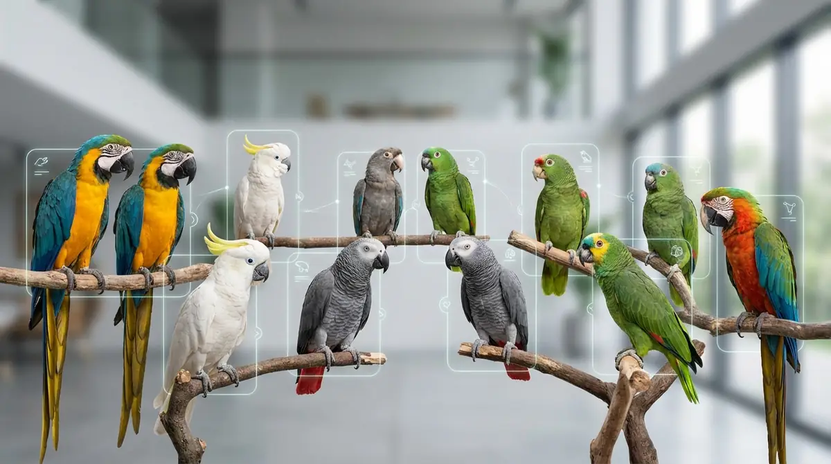 インコの「個体・役割」を表す専門用語