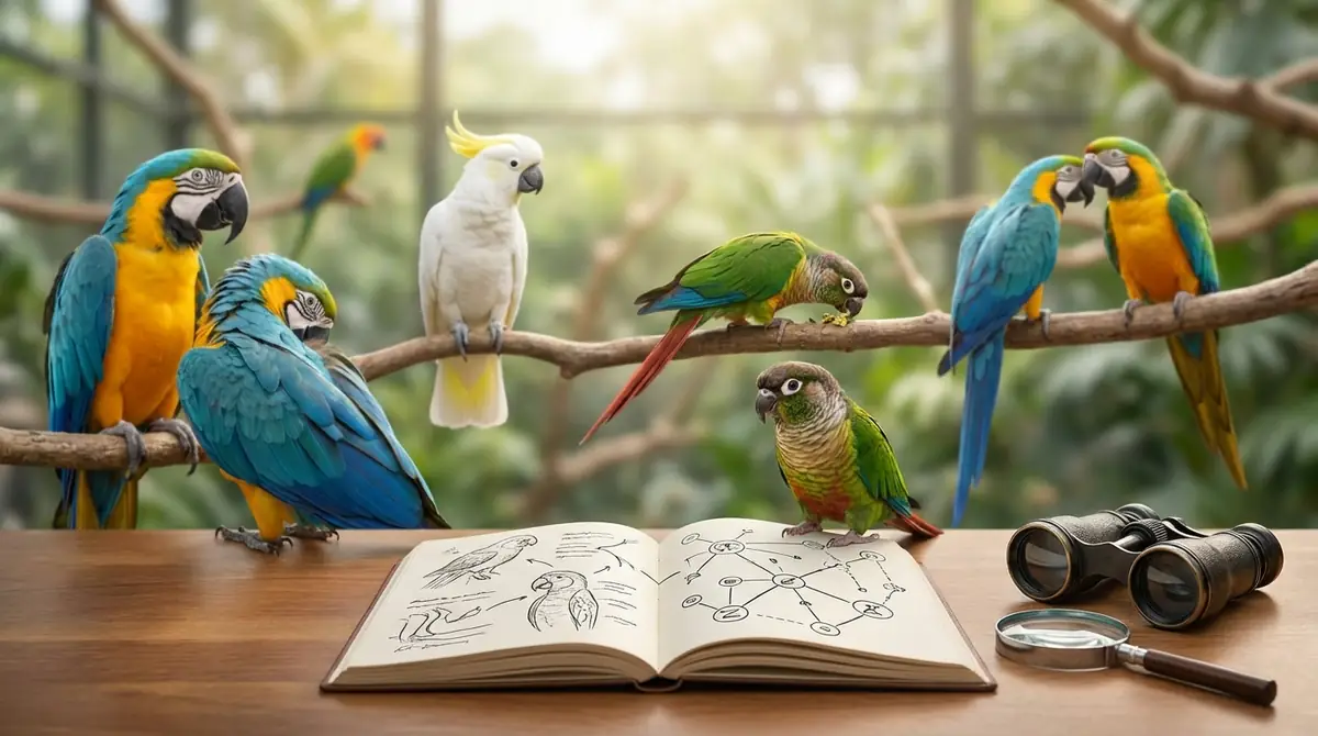 インコの「行動・習性」を表す専門用語