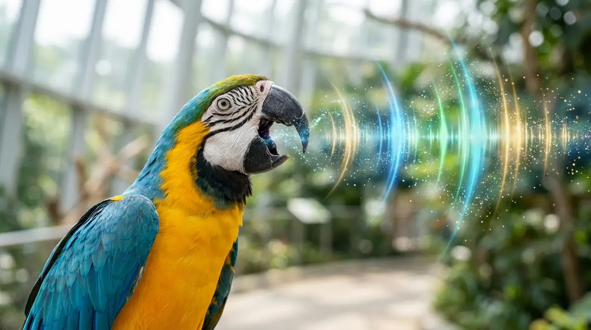 インコの「鳴き声」を表す専門用語