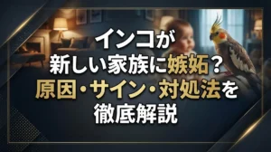 インコが新しい家族に嫉妬？原因・サイン・対処法を徹底解説