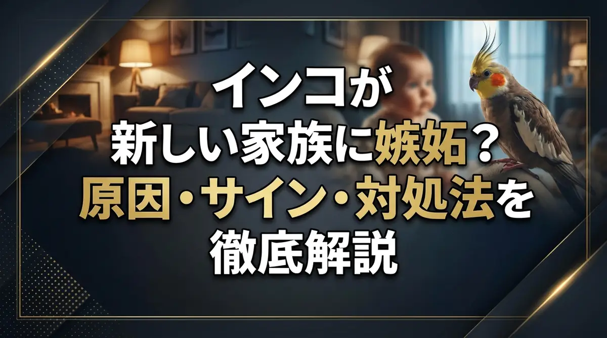 インコが新しい家族に嫉妬？原因・サイン・対処法を徹底解説