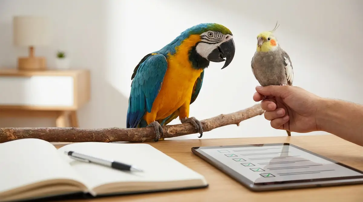 【チェックリスト】あなたのインコの嫉妬度診断