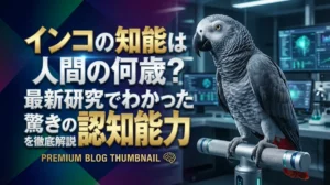 インコの知能は人間の何歳？最新研究でわかった驚きの認知能力を徹底解説