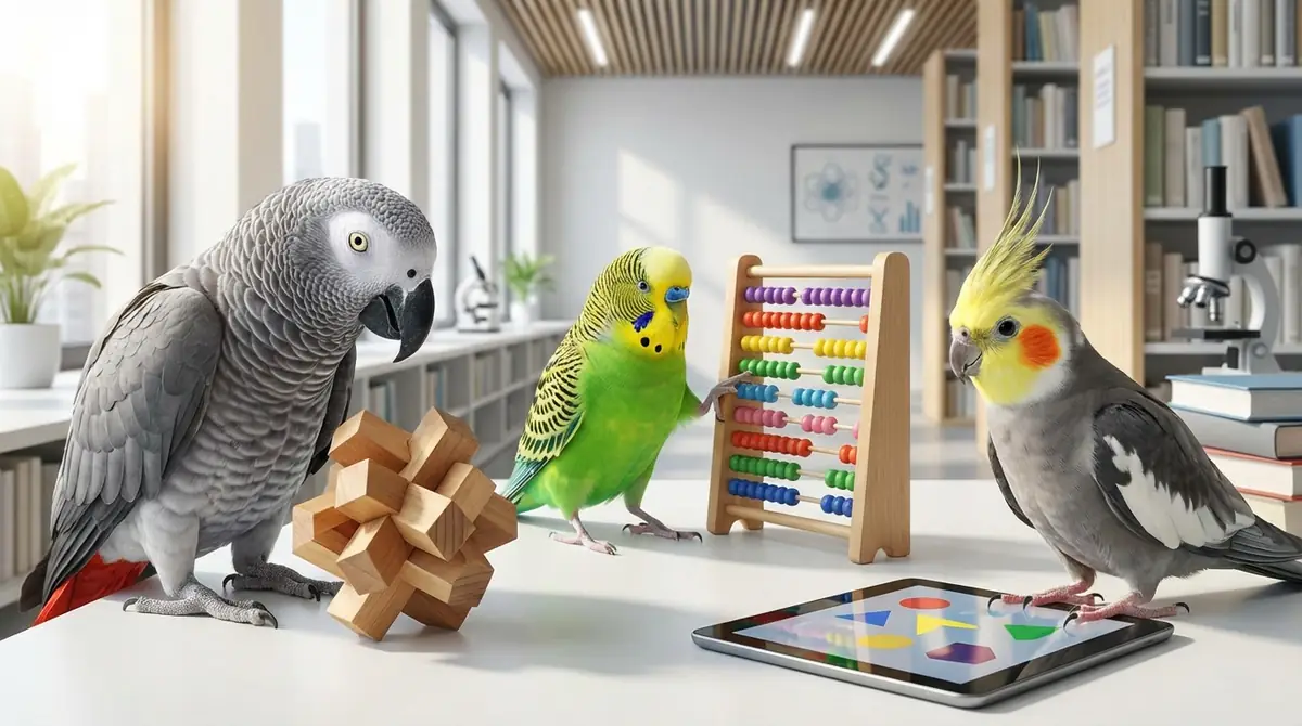 種類別に見るインコの知能比較｜ヨウム・セキセイ・オカメの違い