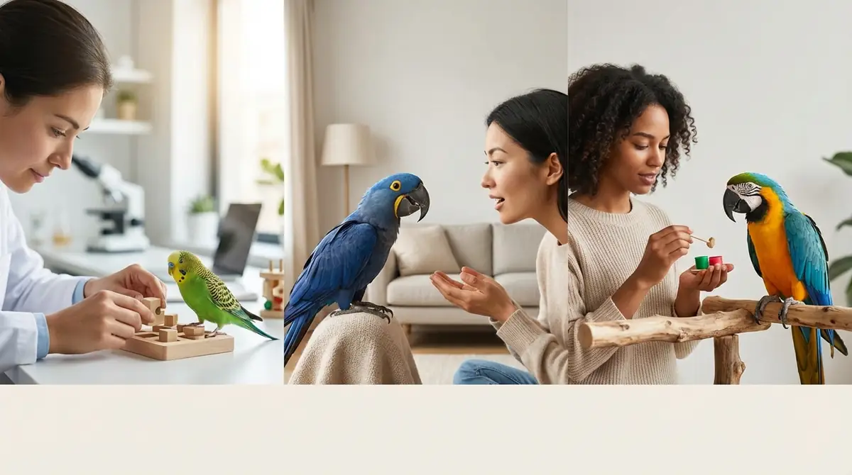 研究に基づくインコの知能を伸ばす関わり方3選