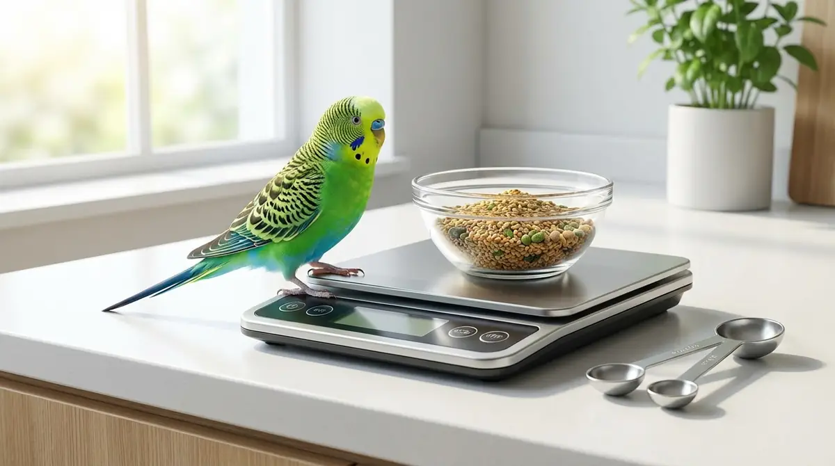 インコの餌の量を正しく測る方法【実践3ステップ】