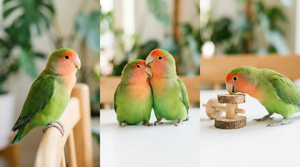 【30秒でわかる】コザクラインコの特徴3つのポイント