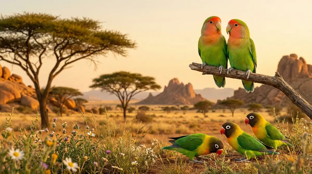 コザクラインコの基本情報|原産地・大きさ・寿命