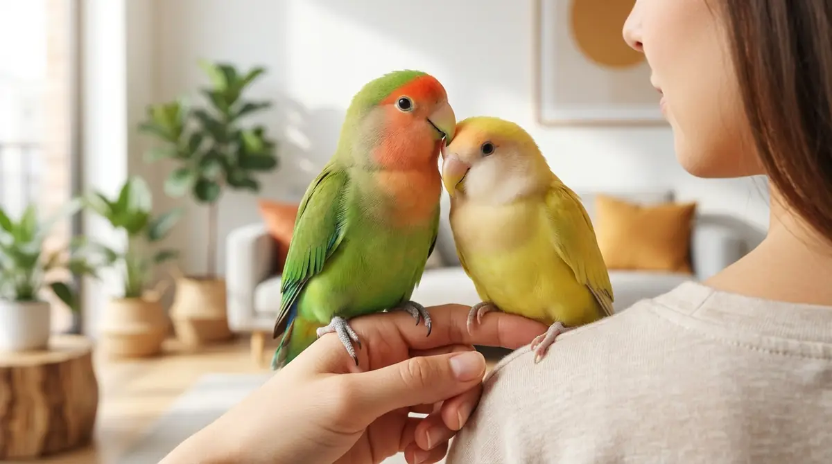 コザクラインコの性格の特徴|5つのポイントと接し方