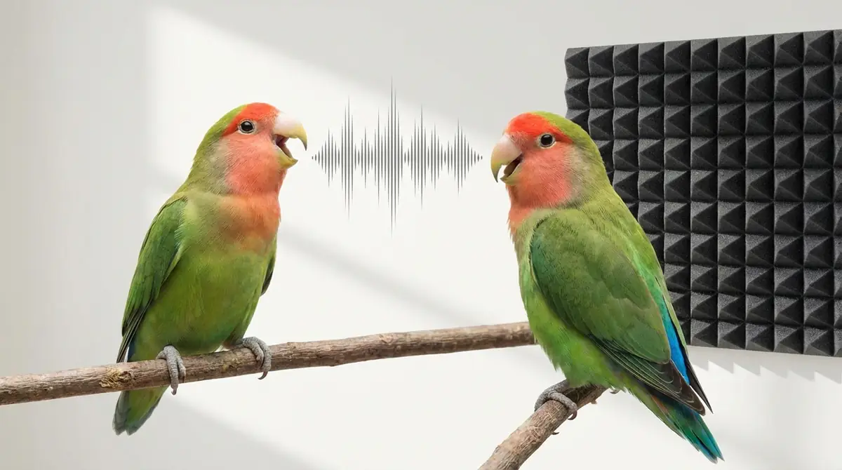 コザクラインコの鳴き声の特徴|種類・音量・対策