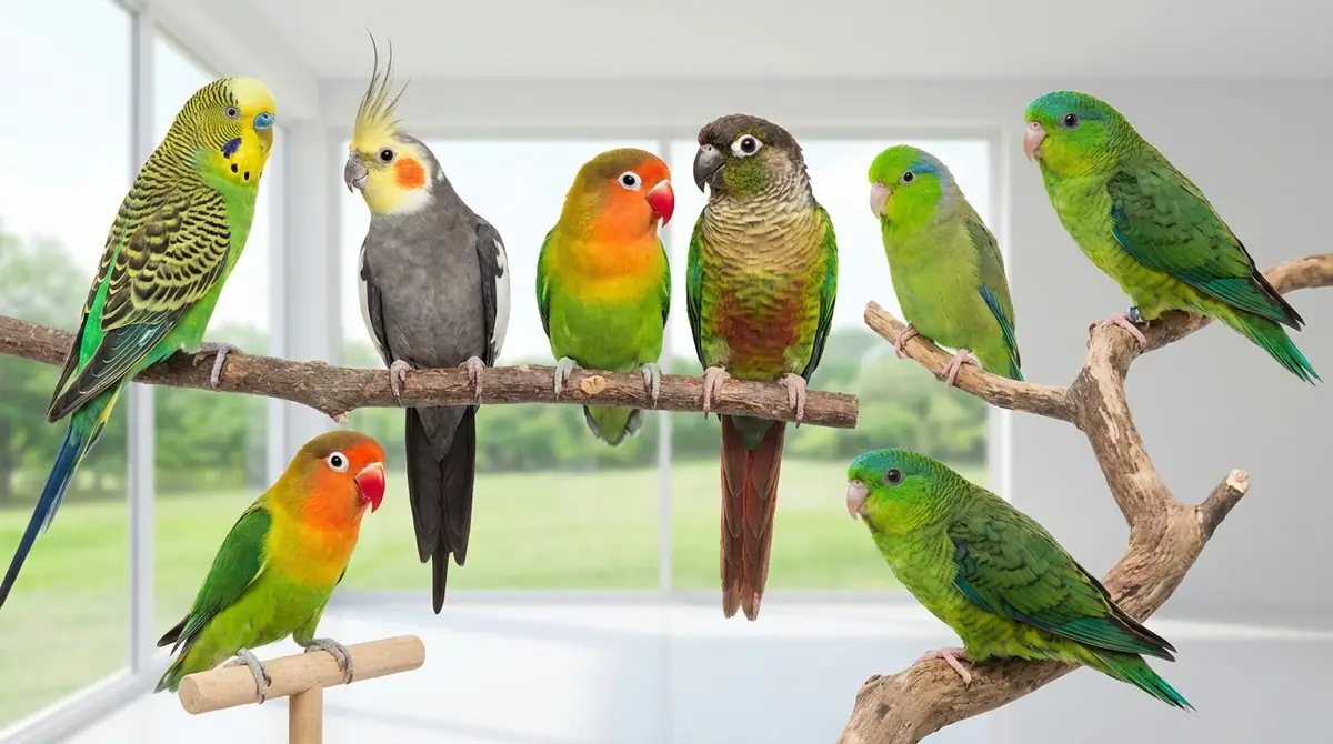 【小型インコの種類】初心者に人気の6選