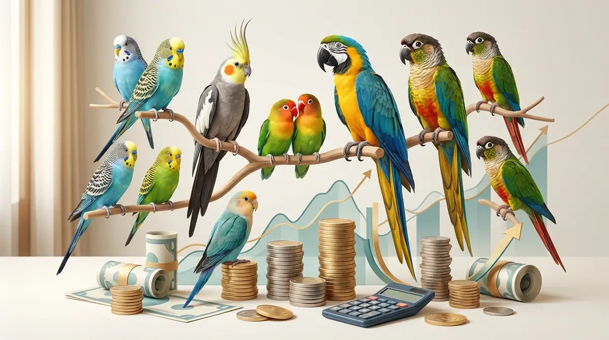 インコの種類別|価格相場と飼育費用の目安
