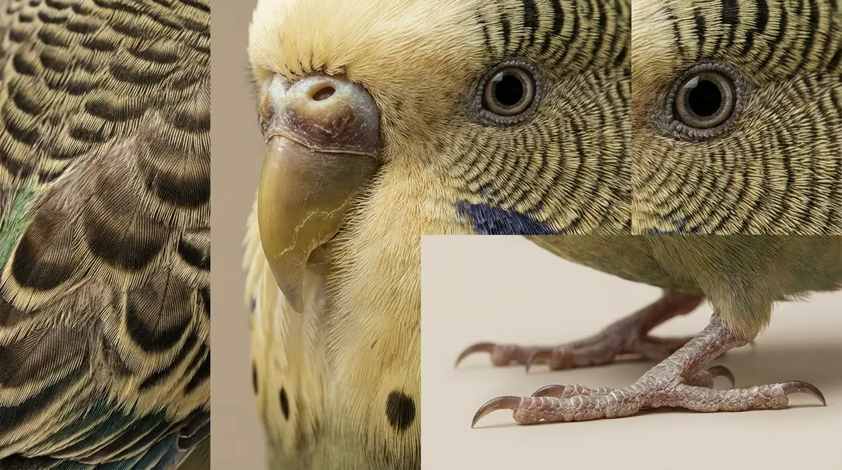 セキセイインコの身体的な特徴